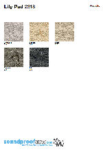 Acoustic Panel Fabric Lily Pad 2318