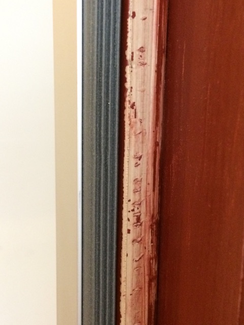 Up Close Door Seal