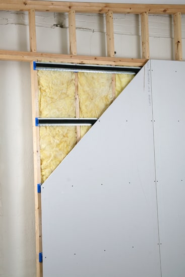 isoTRAX soundproofing in wall