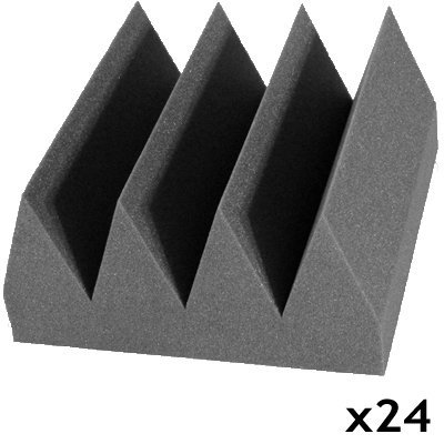 acoustic foam bass wedge charcoal 24