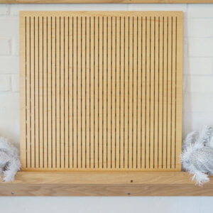 perforated wood panel