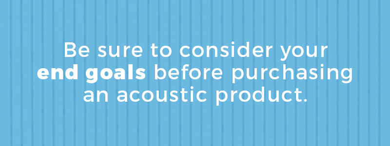 end goals of soundproof panels