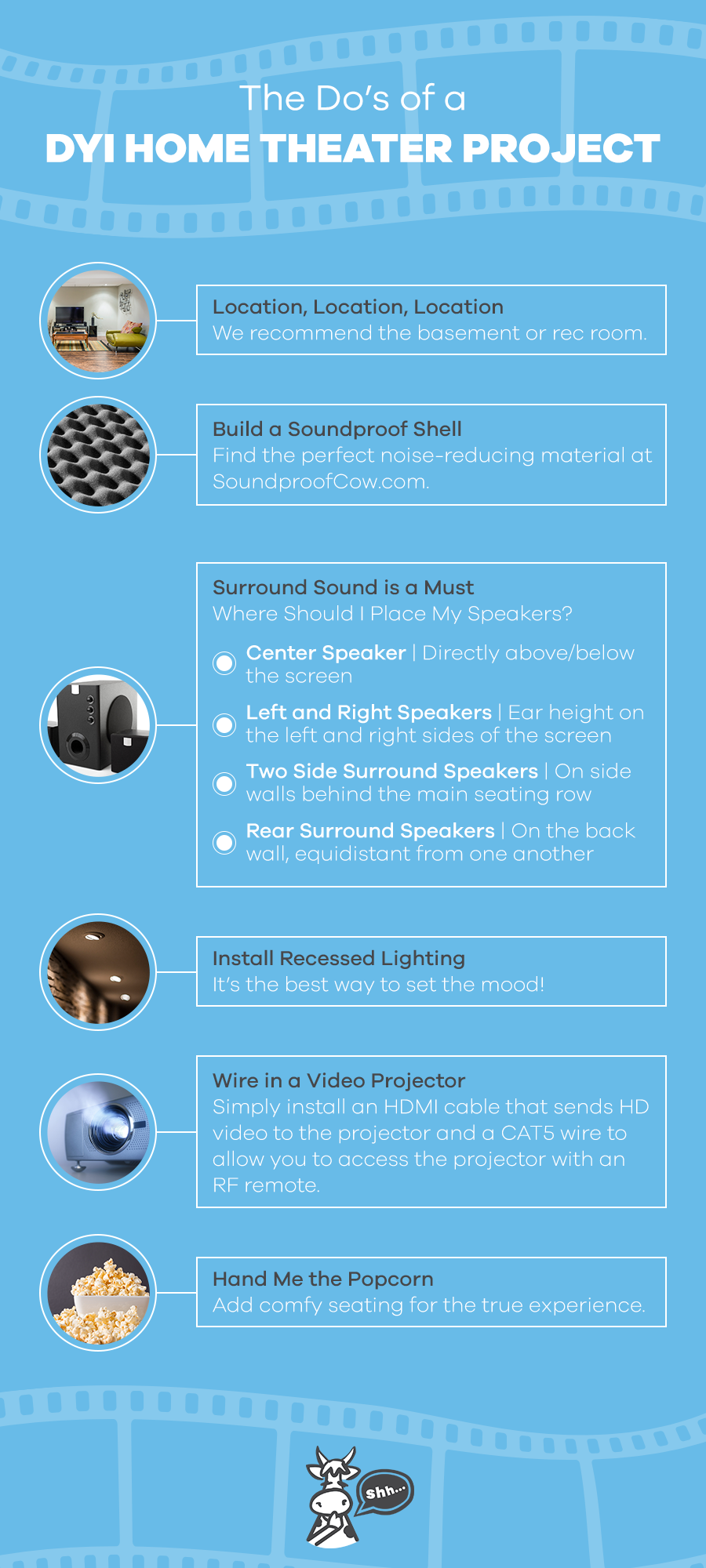 The do's of a diy home theater project