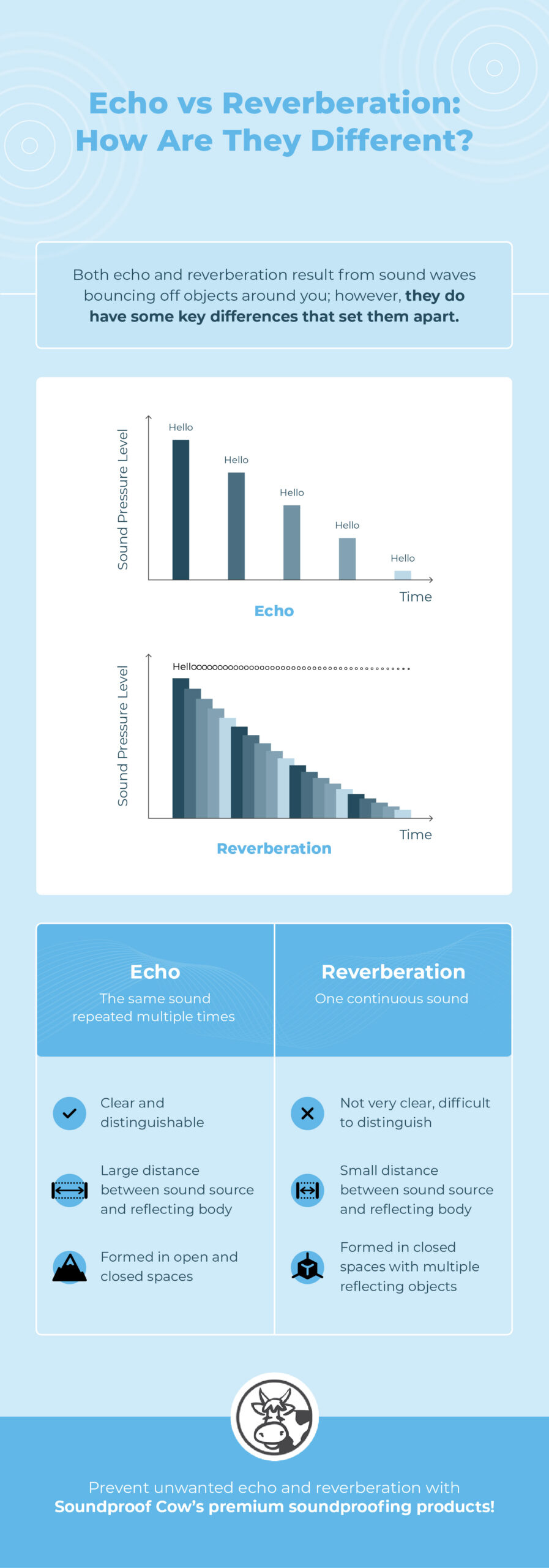 Echo vs Reverberation - difference between echo and reverberation
