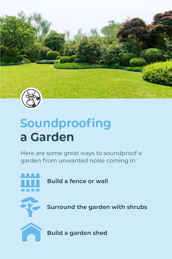 soundproofing a garden