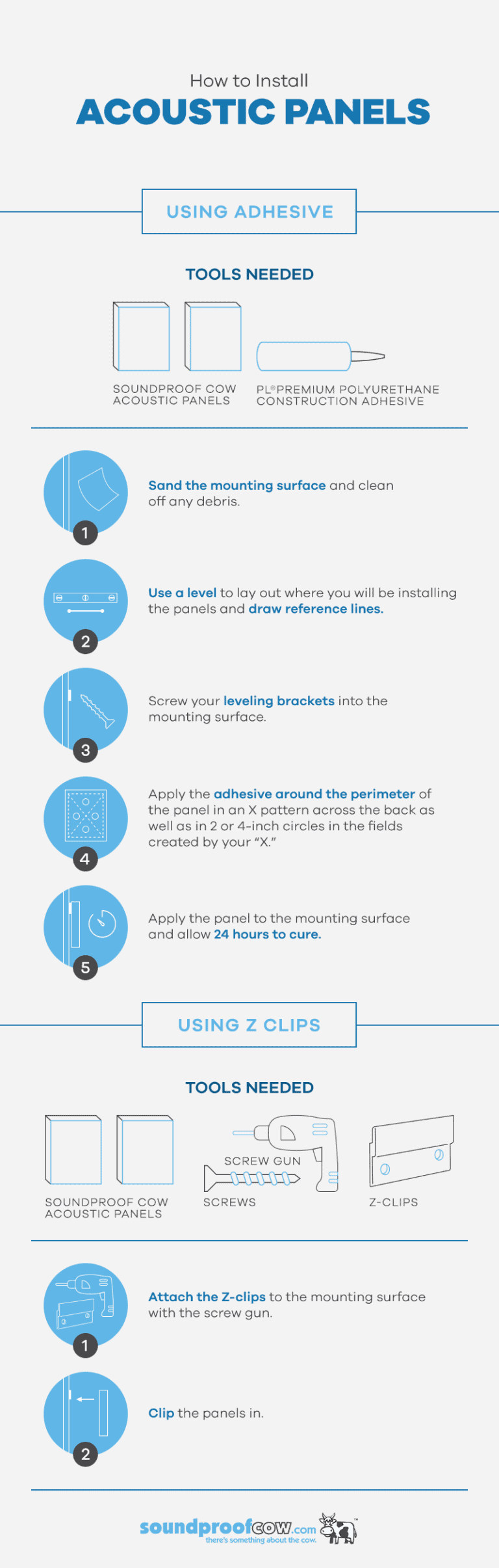 How to Install Acoustic Panels Soundproof Cow