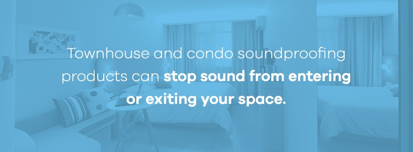 townhouse and condo soundproofing products