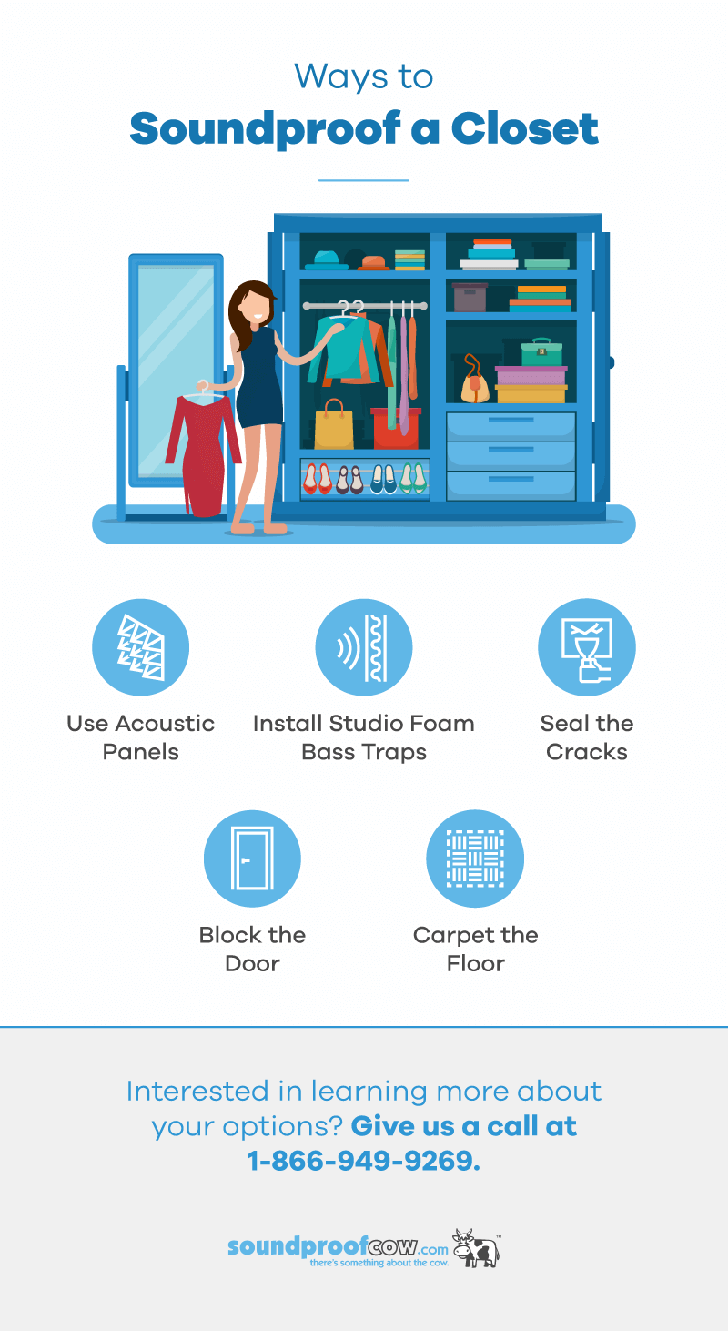 Ways to Soundproof a Closet