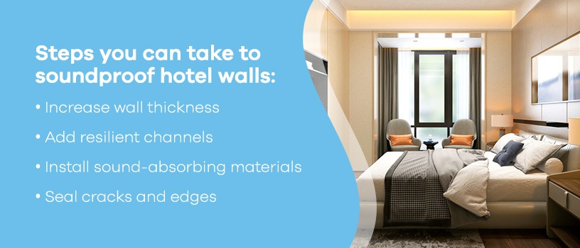 Steps to Soundproof Hotel Walls