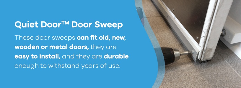 Quiet Door™ Door Sweep for Door Soundproofing