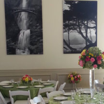 acoustic art panels at wedding venue