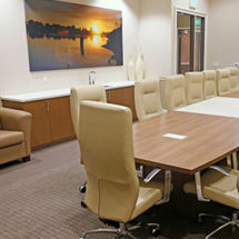 acoustic panels in conference room