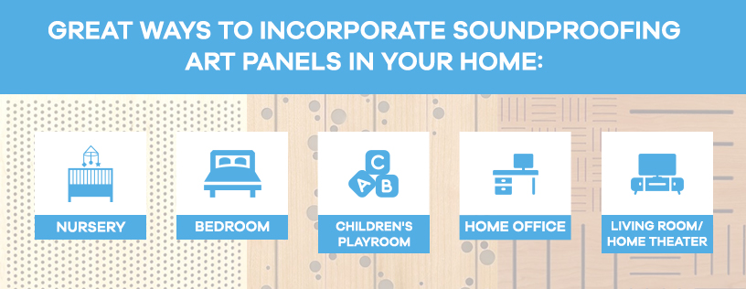 ways to incorporate acoustic art panels in your home