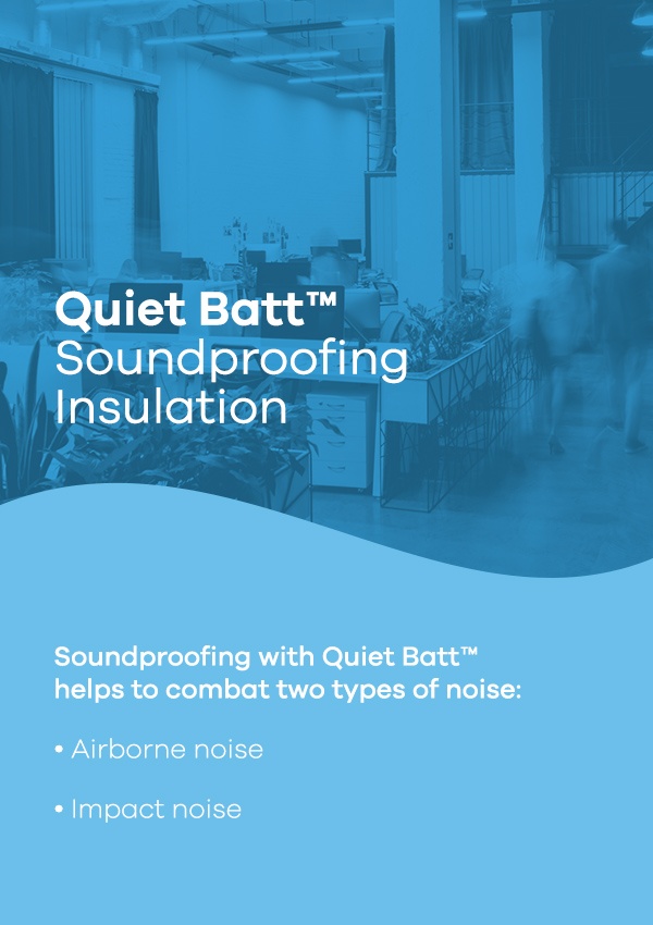 Quiet Batt Soundproofing Insulation