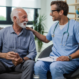 doctor with patient