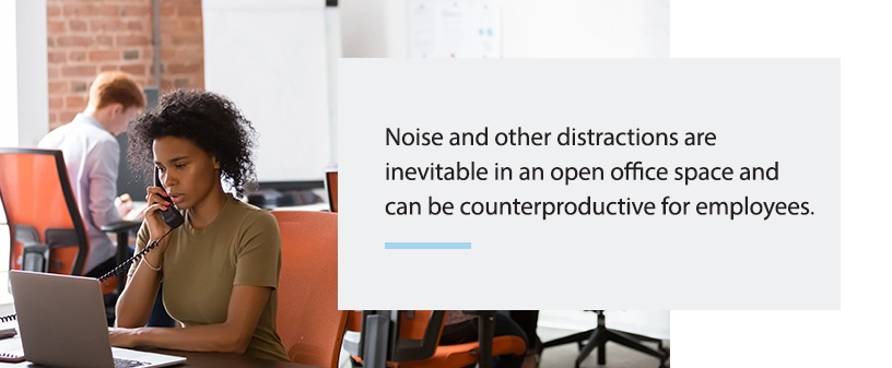 noise and distractions in open offices