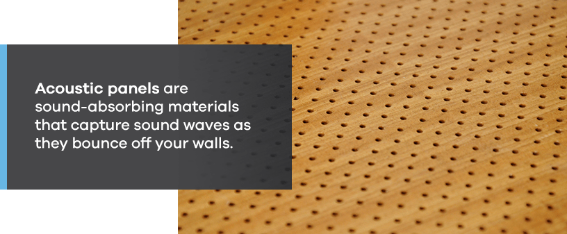 Acoustic Panels Capture Sound Waves