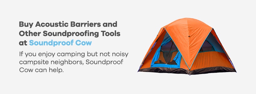 Buy Acoustic Barriers for Tents at Soundproof Cow