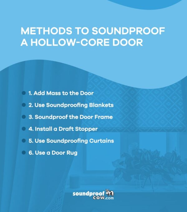 How to Soundproof a Hollow Door Soundproof Cow