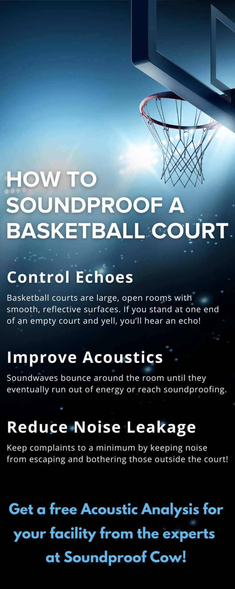 How to Soundproof a Basketball Court Soundproof Cow