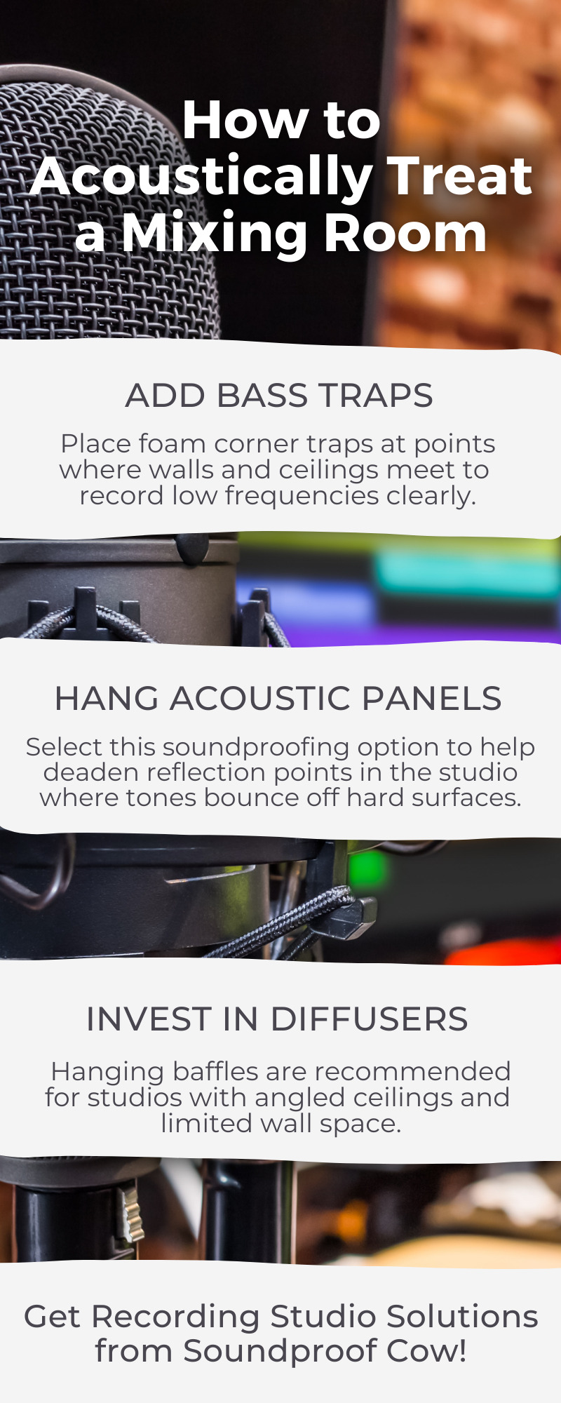 How to Acoustically Treat a Mixing Room
