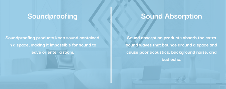 Soundproofing vs Sound Absorption