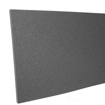 Grey soundproofing foam panel