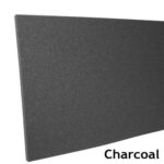 Acoustic foam panel - charcoal color