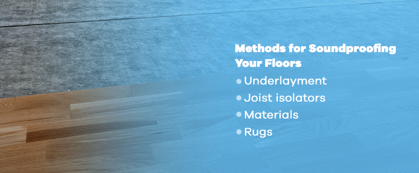 methods for soundproofing floors