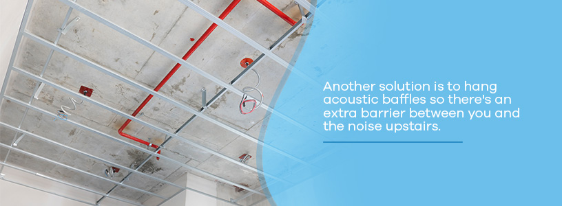 hang acoustic baffles