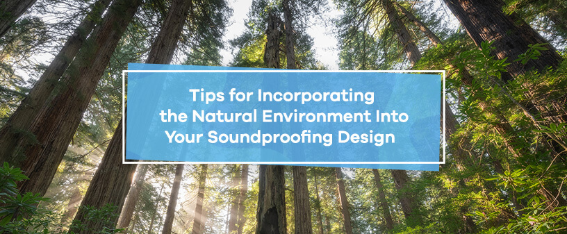 Tips for Incorporating the Natural Environment Into Your Soundproofing Design