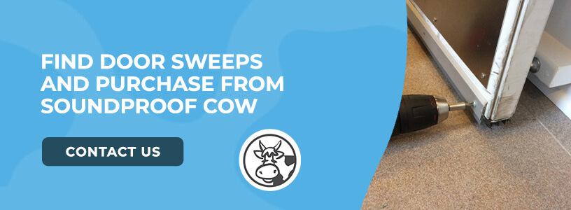 find door sweeps from Soundproof Cow