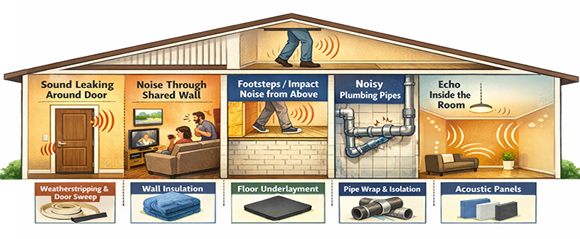 Soundproofing Problem Types