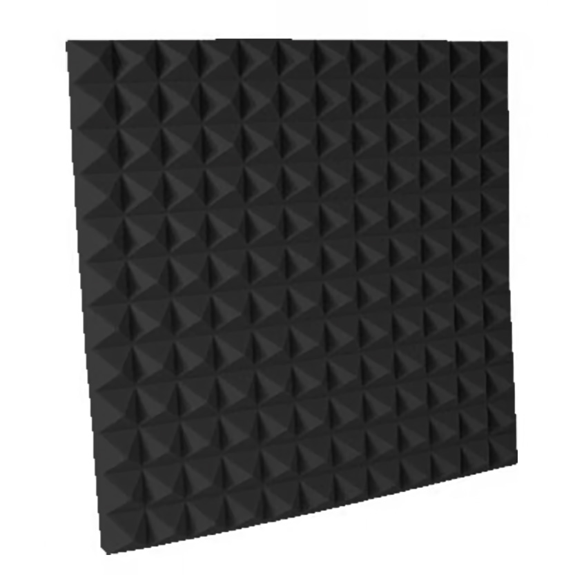 Pyramid Acoustic Foam 2" Raven