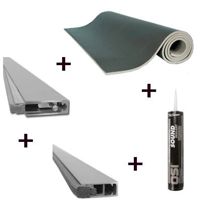 PrivacyShield® Soundproofing Door Seal Kit (Top and Sides Only)