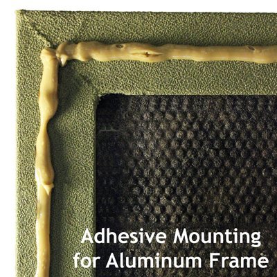 Acoustic Panel with Aluminum Frame Adhesive Mount