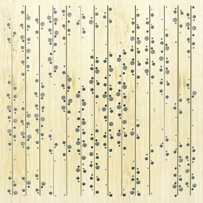 Eccotone Acoustic Wood Panel - DNA Clear Maple Finish