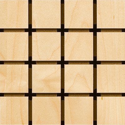 Eccotone Acoustic Wood Panel - Grid Detail