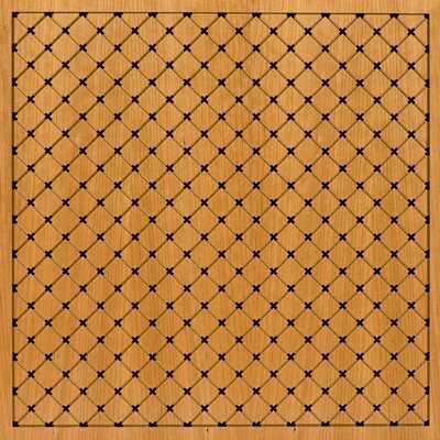 Eccotone Acoustic Wood Panel - Grid Diamond