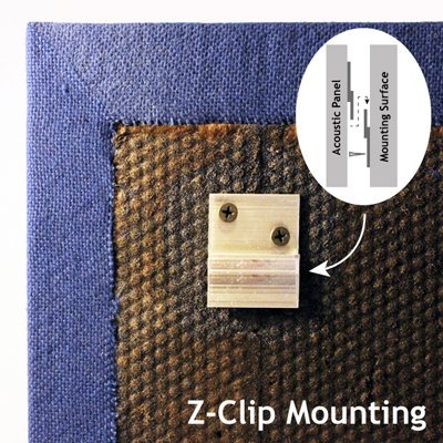 Acoustic Panel Z-Clip Mount