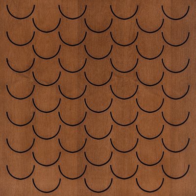 Eccotone Acoustic Wood Panel - Pesce Dark Natural Finish