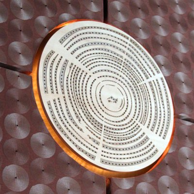 Acoustic Wood Panel - Custom Circular