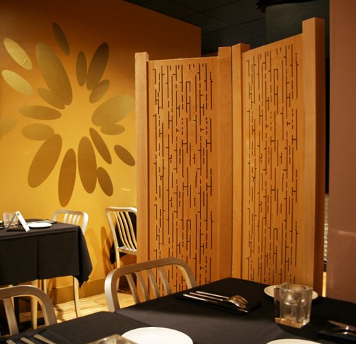 Acoustic Wood Partition - Restaurant