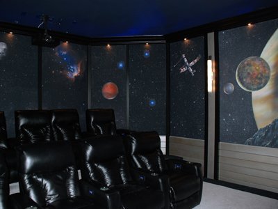 Art Acoustic Panel Home Theater Right Corner