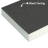 Black Faced Fire Rated Acoustic Foam