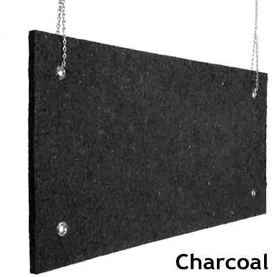 Echo Absorber Acoustic Baffle 1 inch Charcoal