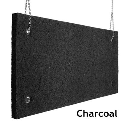 Echo Absorber Acoustic Baffle 2 inch Charcoal
