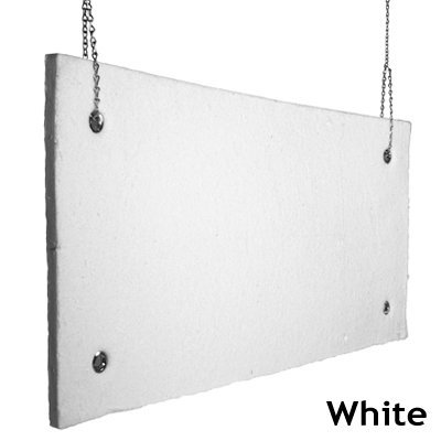 Echo Absorber Acoustic Baffle 1 inch White
