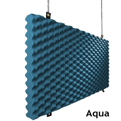 Baffle Acoustic Foam Aqua