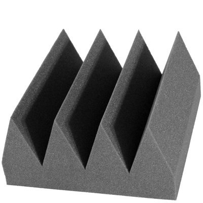 Bass Wedge Acoustic Foam 6 inch Charcoal